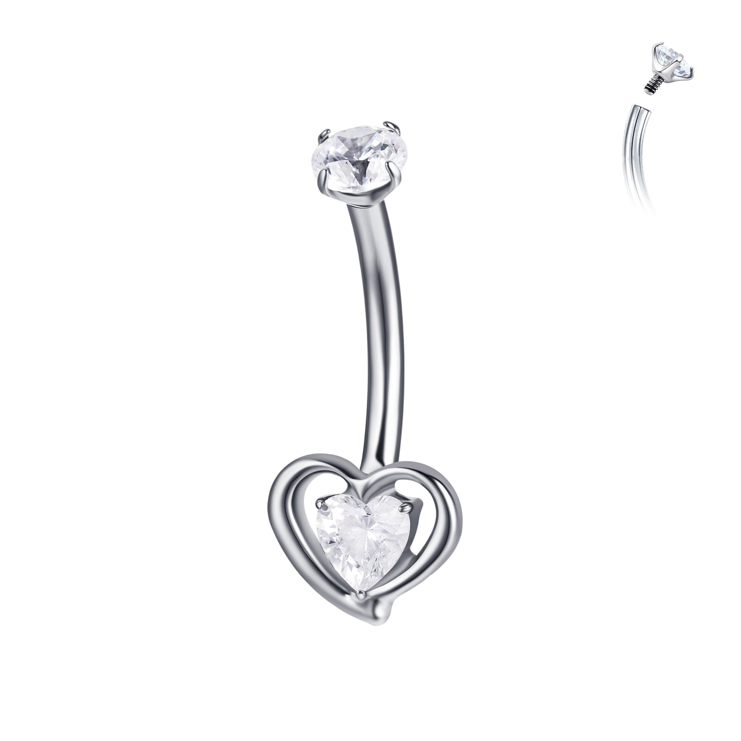 G23 Titanium Belly Ring