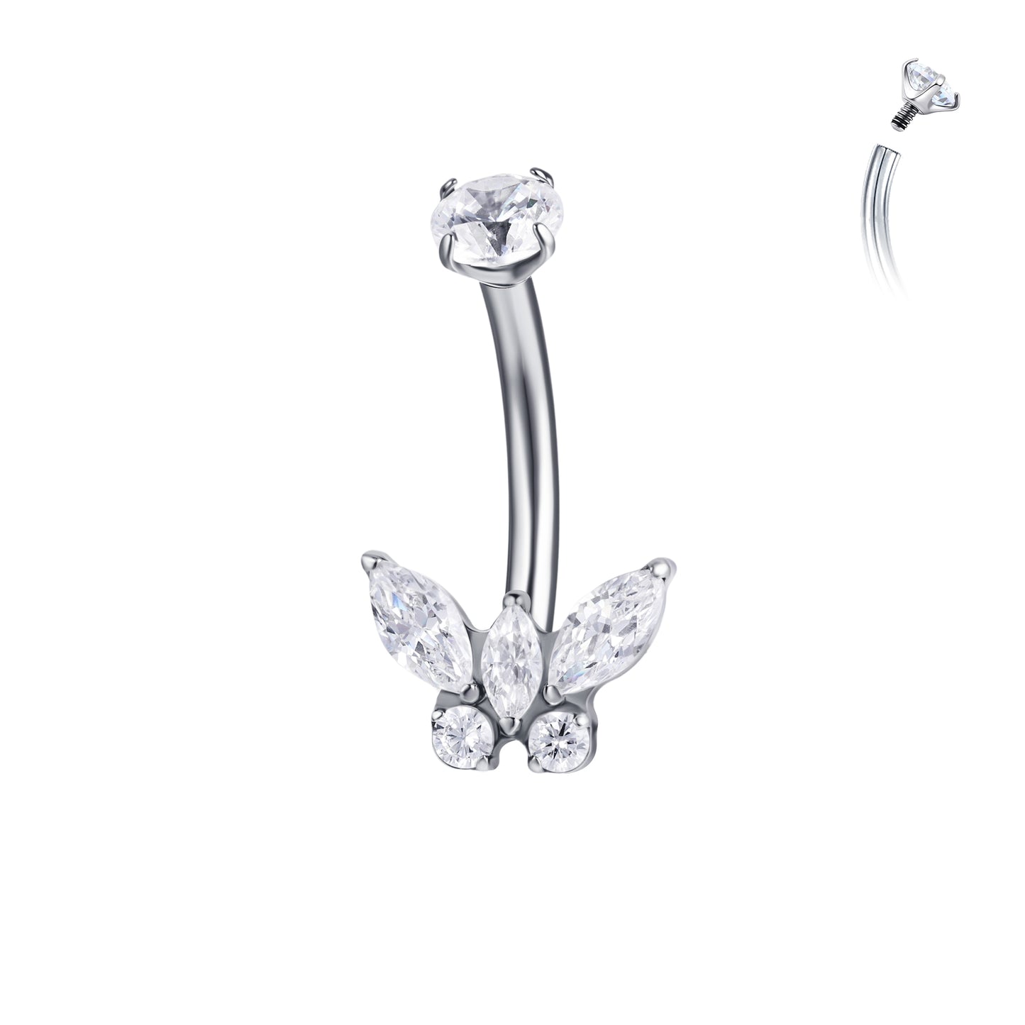 G23 Titanium Belly Ring