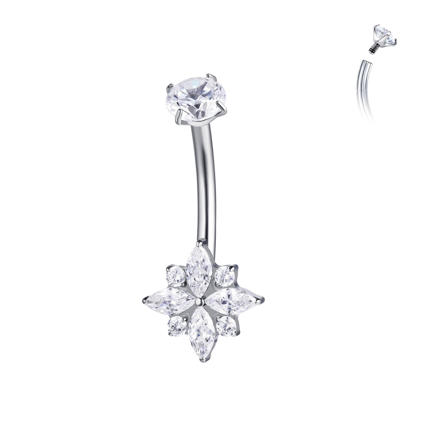 G23 Titanium Belly Ring